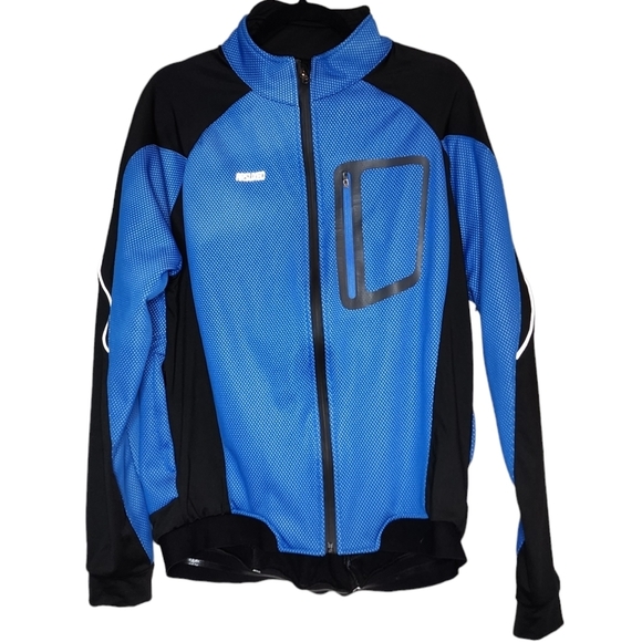 ARSUXEO Cycling jacket. Blue/Black. Men's size Large.. - Picture 1 of 13